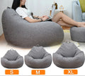 Noxelx SlouchCloud Linen Bean Bag Cover
