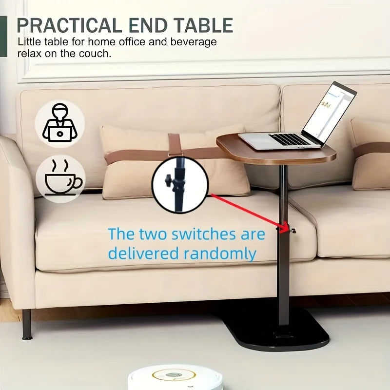 Noxelx LiftEase Adjustable Height Side Table