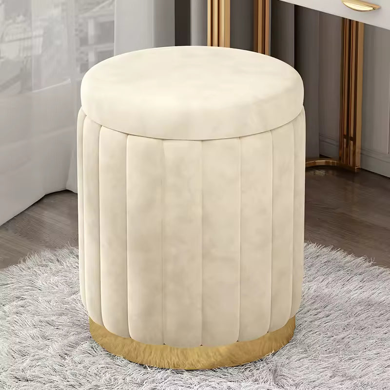 Round Storage Stool