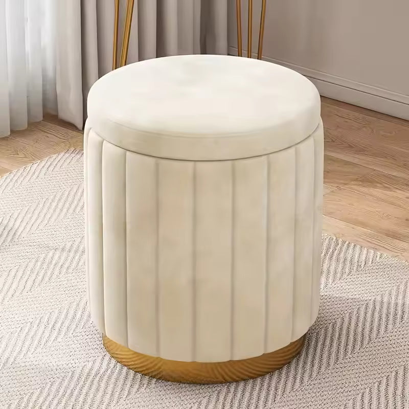 Round Storage Stool