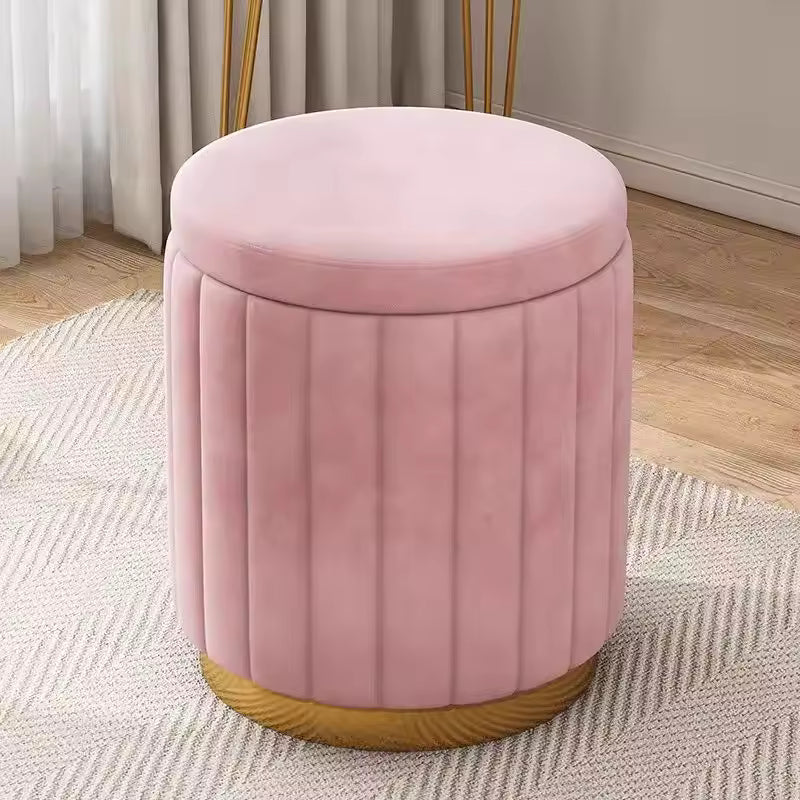 Round Storage Stool