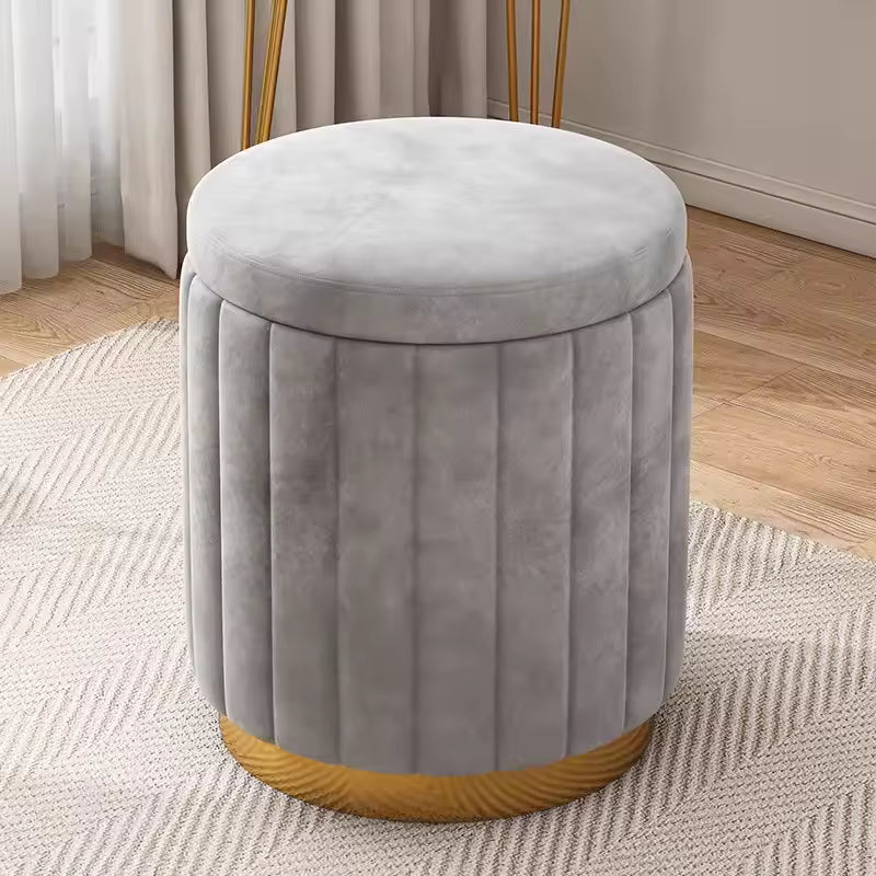 Round Storage Stool