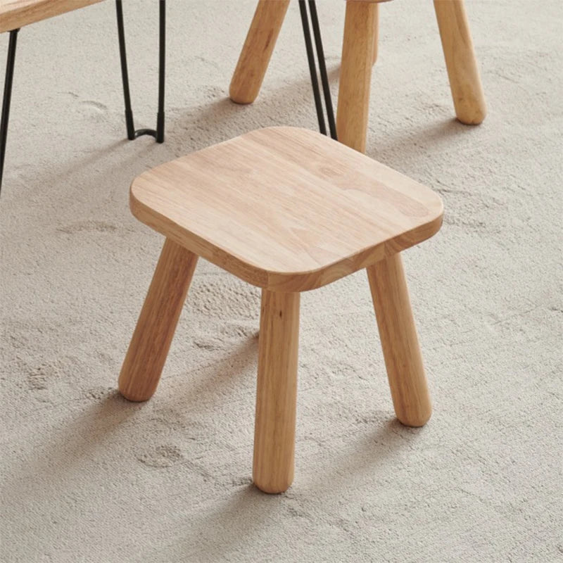 Noxelx WalnutRest Solid Wood Step Stool