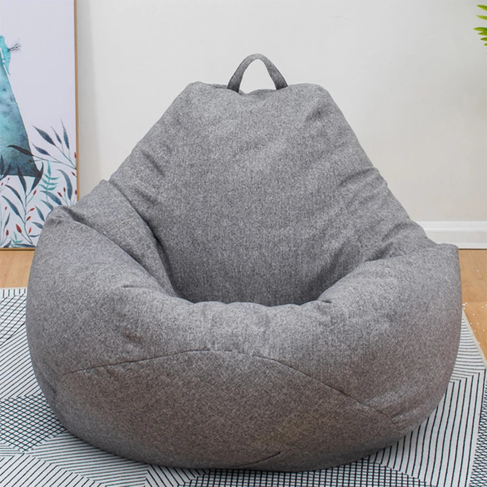 Noxelx SlouchCloud Linen Bean Bag Cover