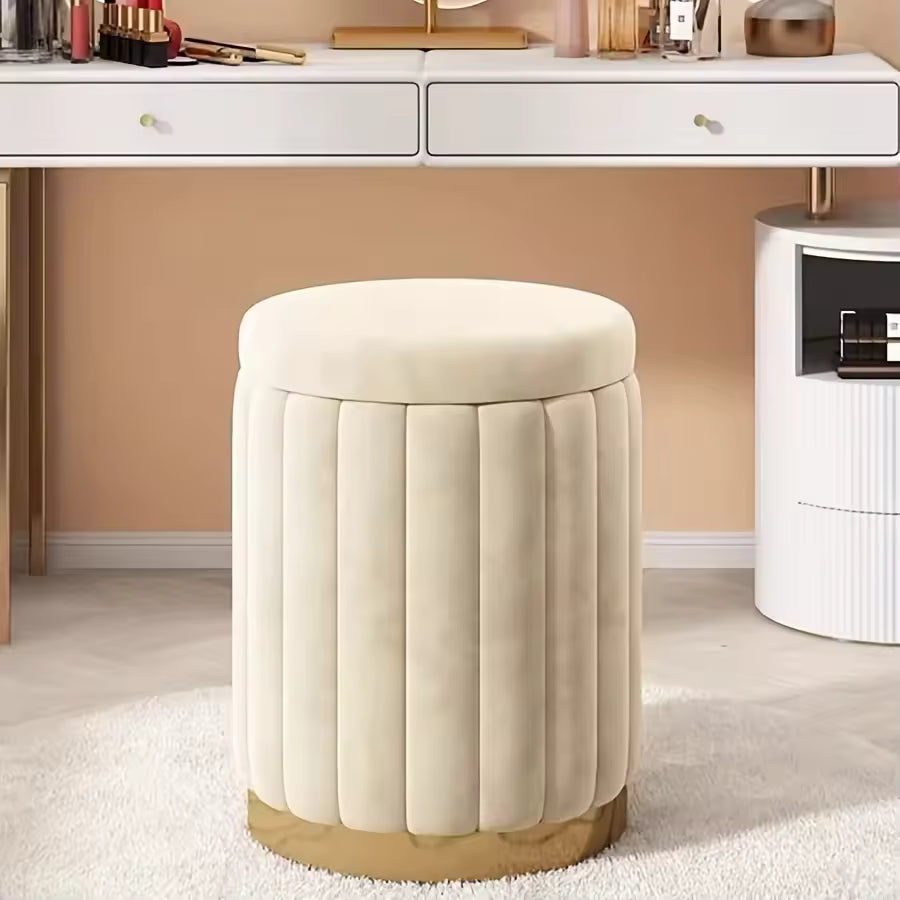 Round Storage Stool